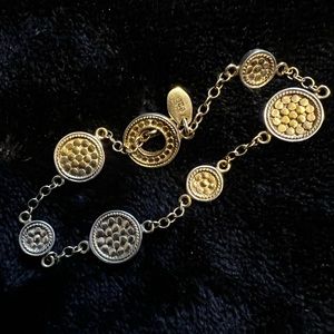 Anna Beck Station Bracelet: 18k Gold over Sterling Silver